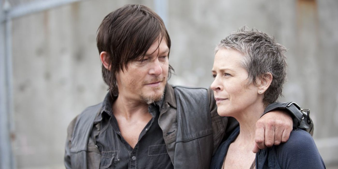 Daryl and Carol on The Walking Dead
