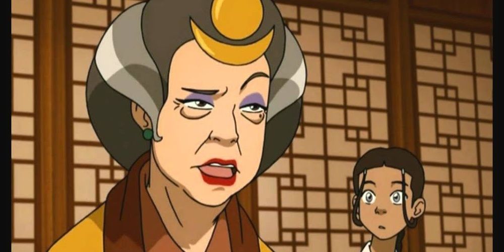 Aunt Wu looking confused in Avatar The Last AIrbender