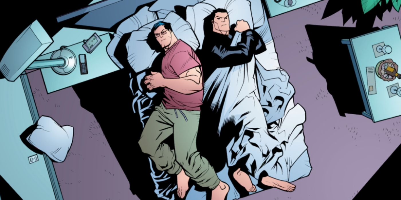 Clark Kent and Bruce Wayne share bed Superman Batman annual