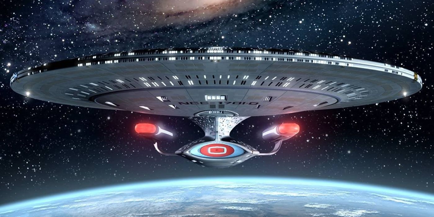 The Galaxy-class Enterprise-D from Star Trek: The Next Generation and Star Trek: Picard