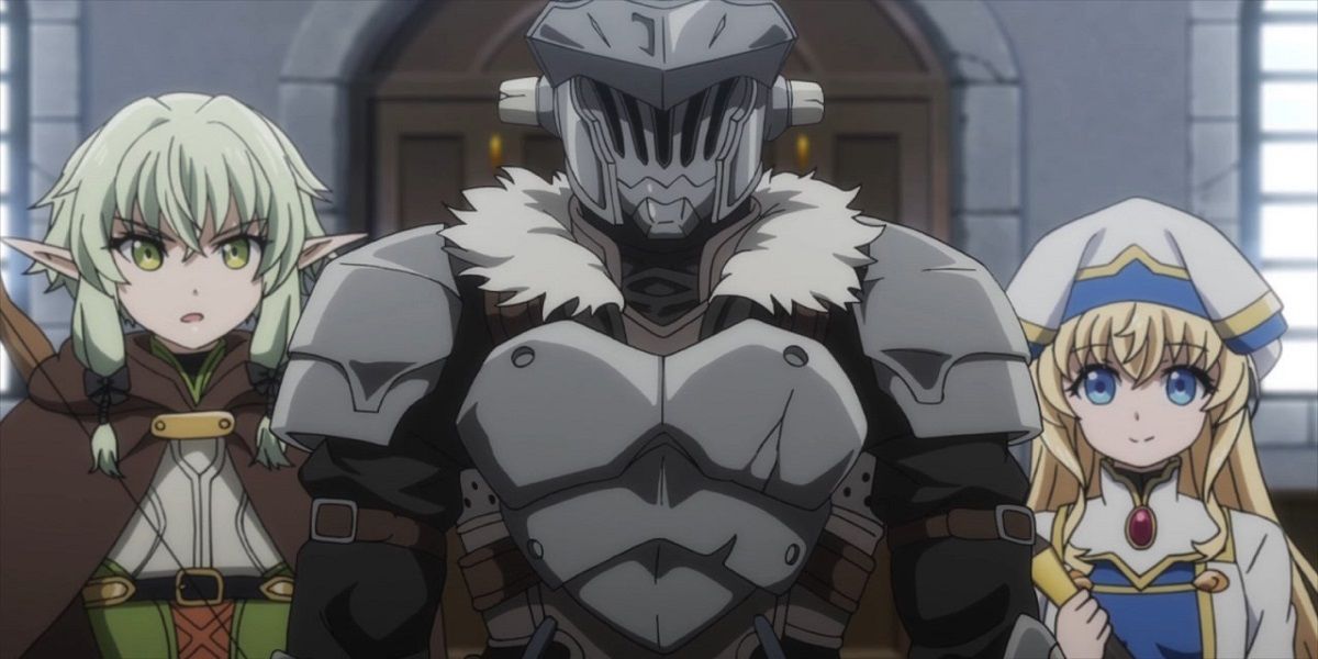 The main cast of Goblin Slayer anime