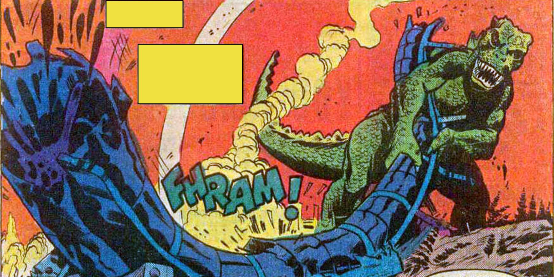 Godzilla Marvel Comic Panel