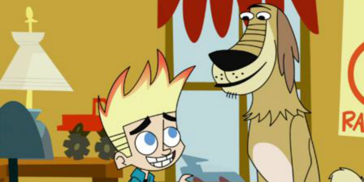 Johnny Test and Dukey in Cartoon Network's Johnny Test animated TV series
