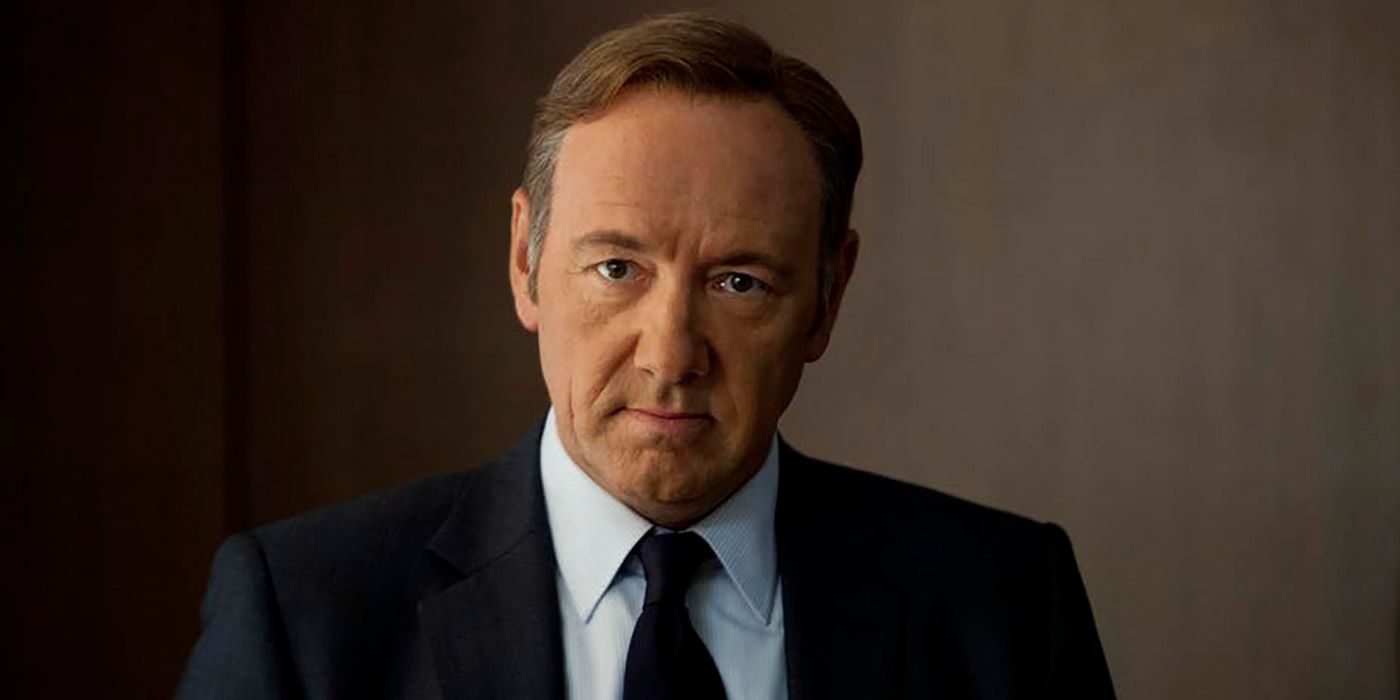 Frank Underwood (played by Kevin Spacey) breaks the fourth wall in House of Cards
