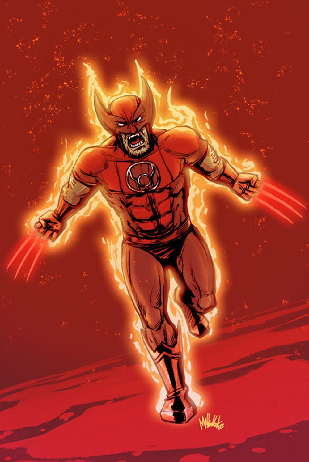 Matt Sandbrook Red Lantern Wolverine