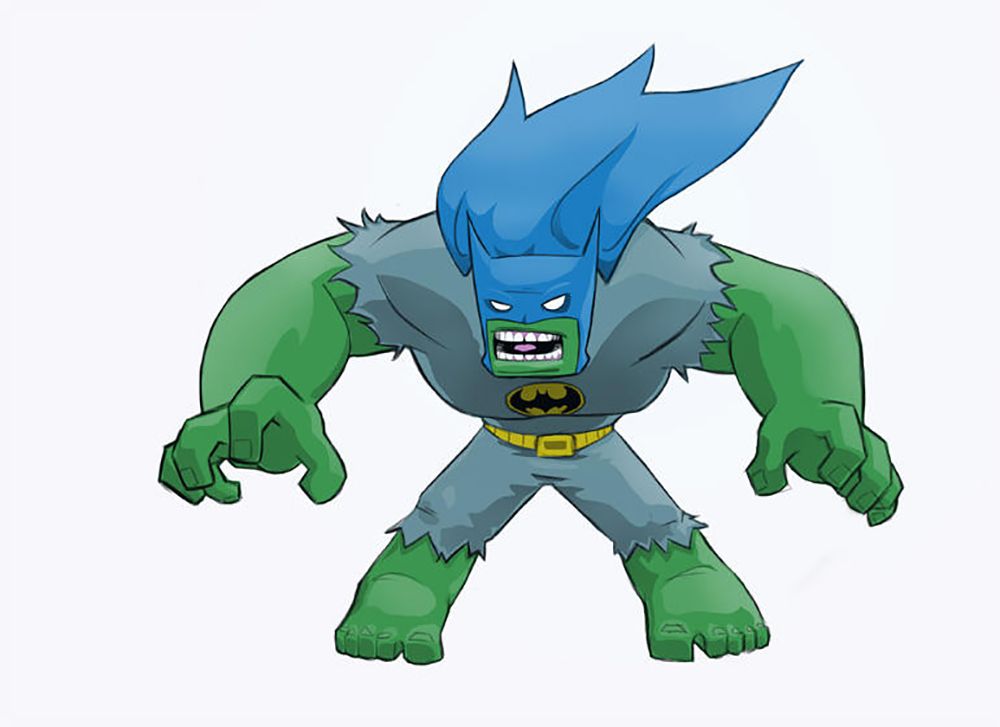 Mike Lyon Batman Hulk