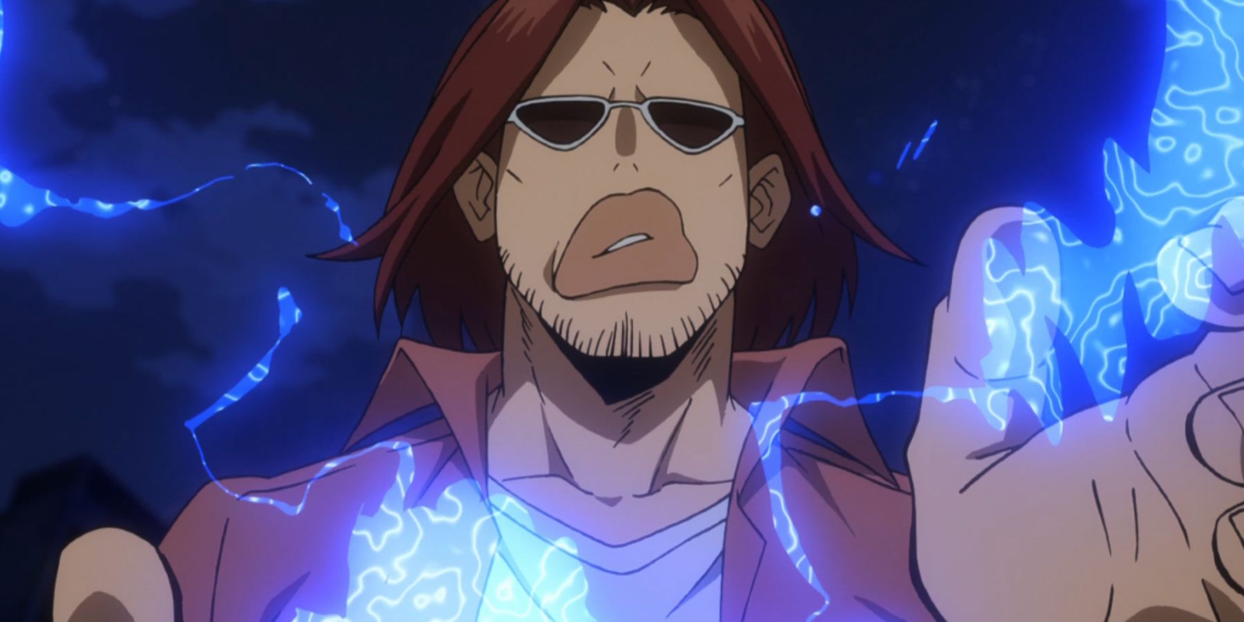 Magne conjures electricity in My Hero Academia.