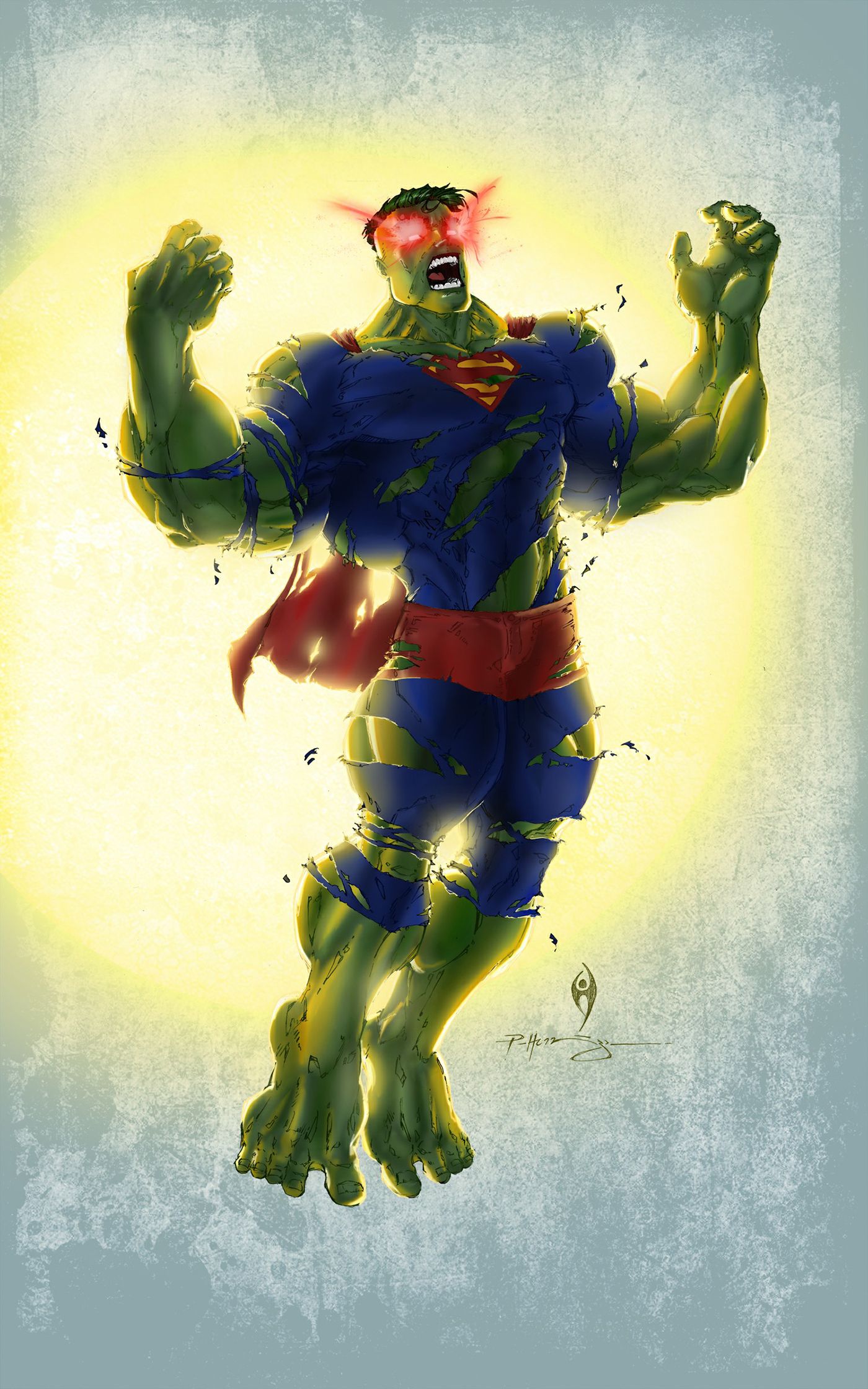 Patrick Hannings Superman Hulk