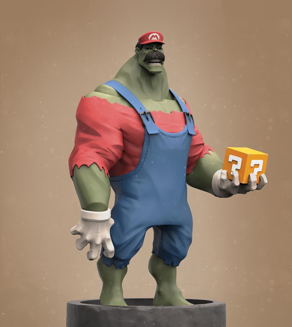 Rattasat Pinnate Super Mario Hulk