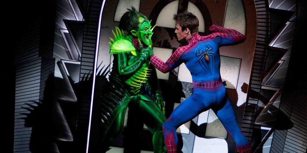 Reeve Carney as Spider-Man in Spider-Man Turn Off the Dark