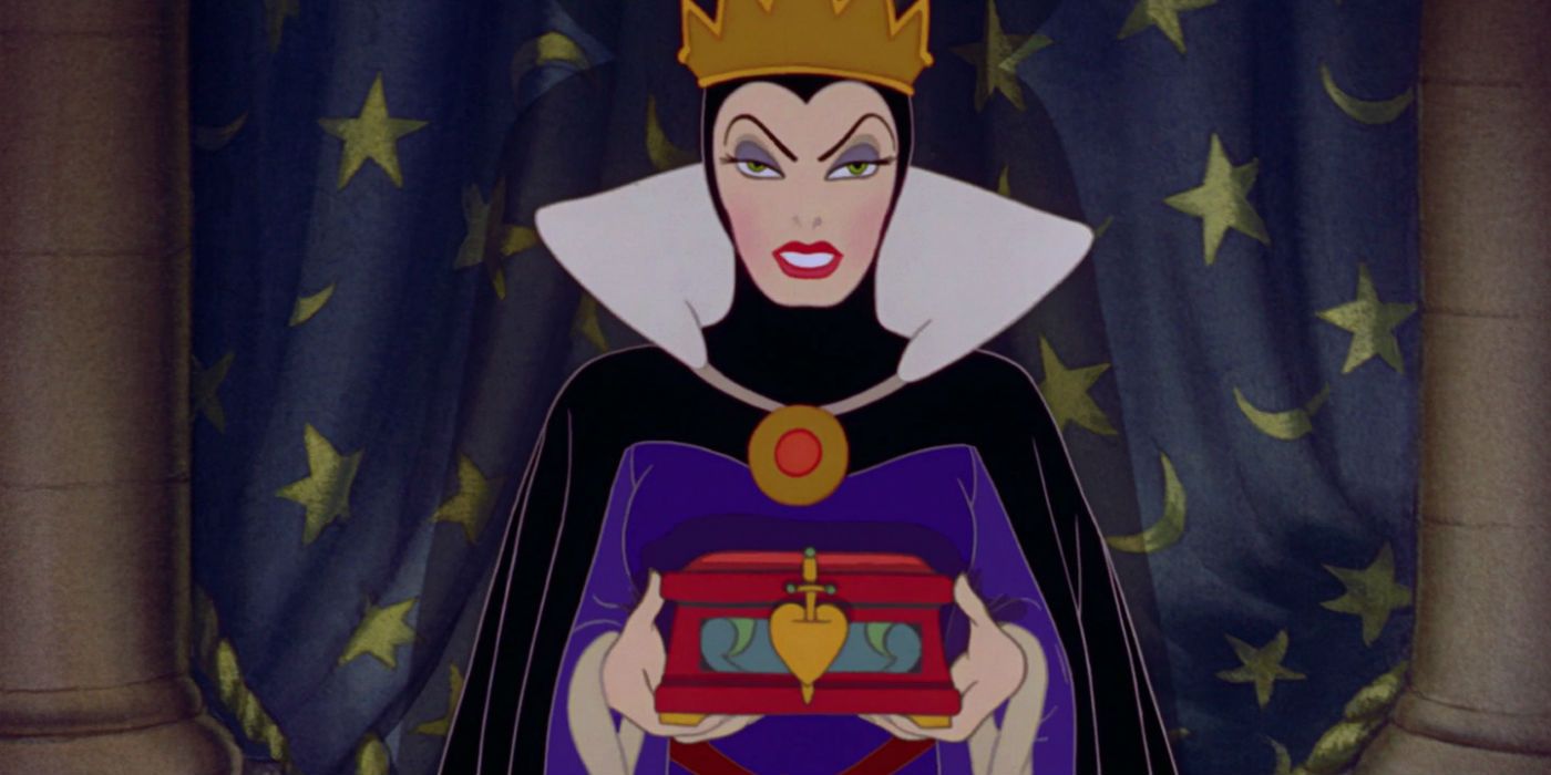 The Evil Queen Grimhilde in Snow White and the Seven Dwarfs