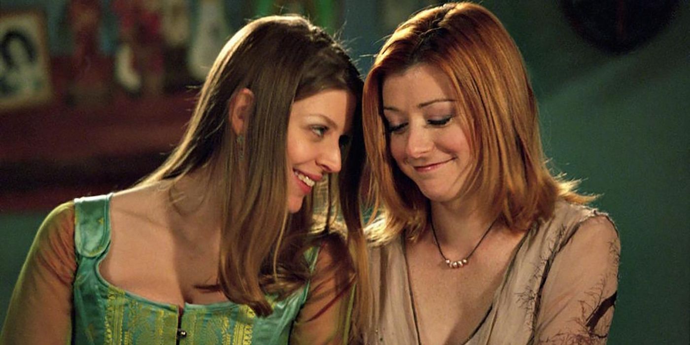 Tara and Willow on Buffy