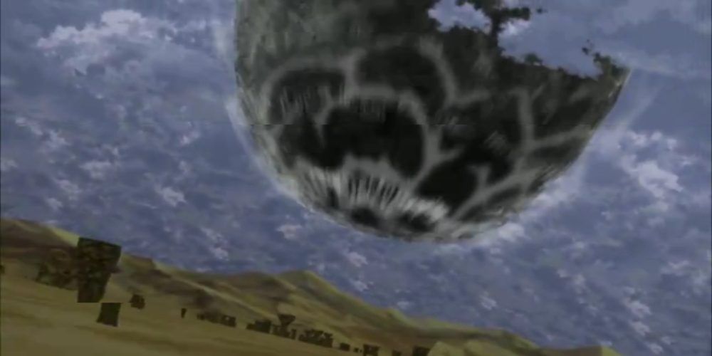 Madara Bringing A Meteor Down On Top Of The Allied Shinobi Forces