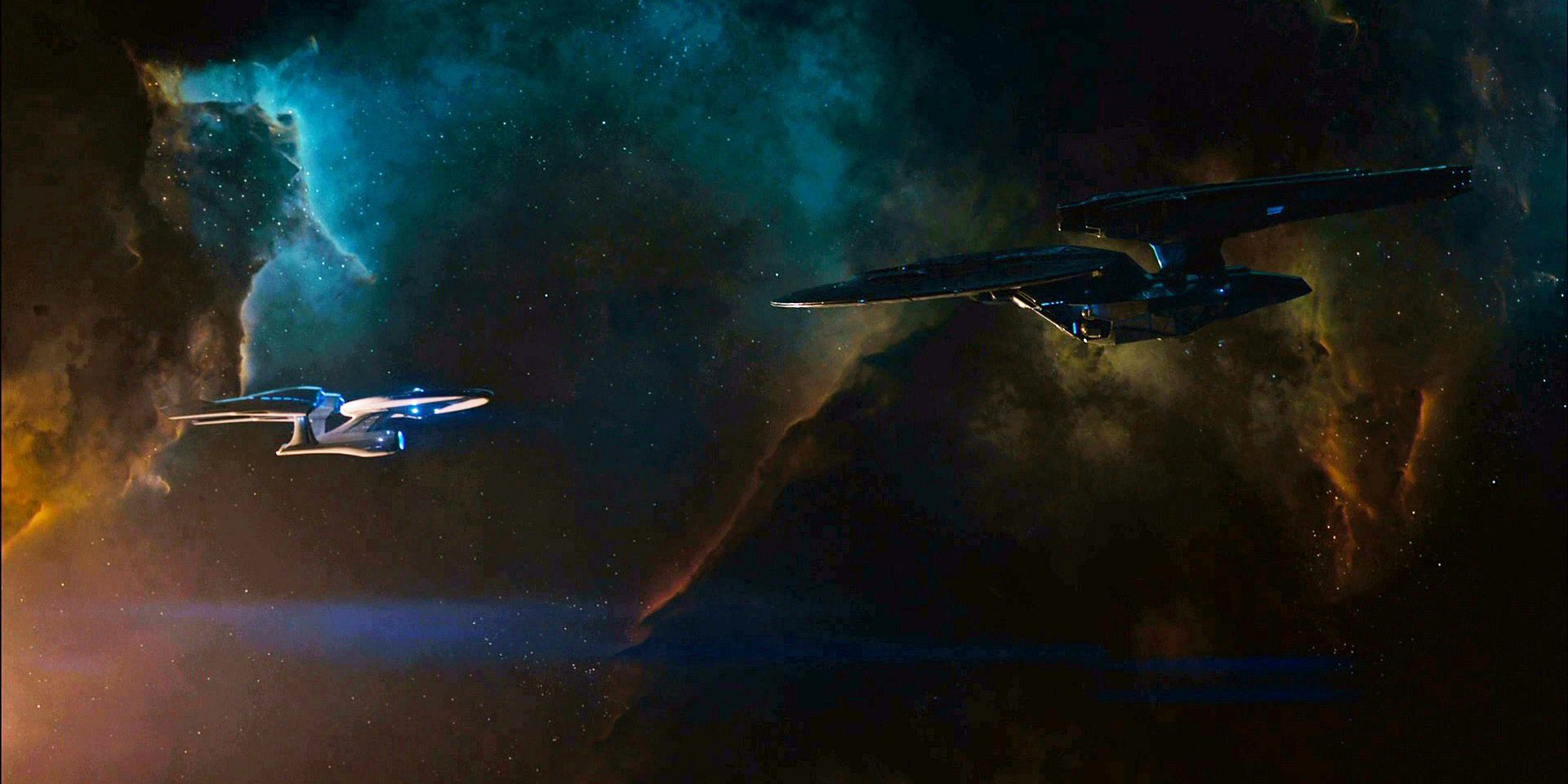 The USS Enterprise and USS Vengeance face off