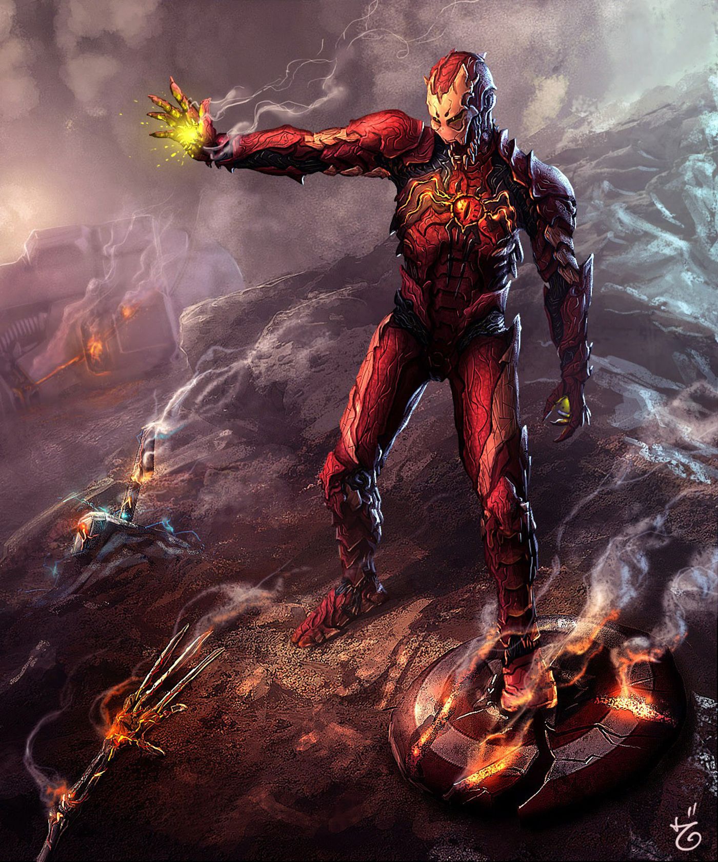 Zulkarnaen Hasan Basri Symbiote Iron Man