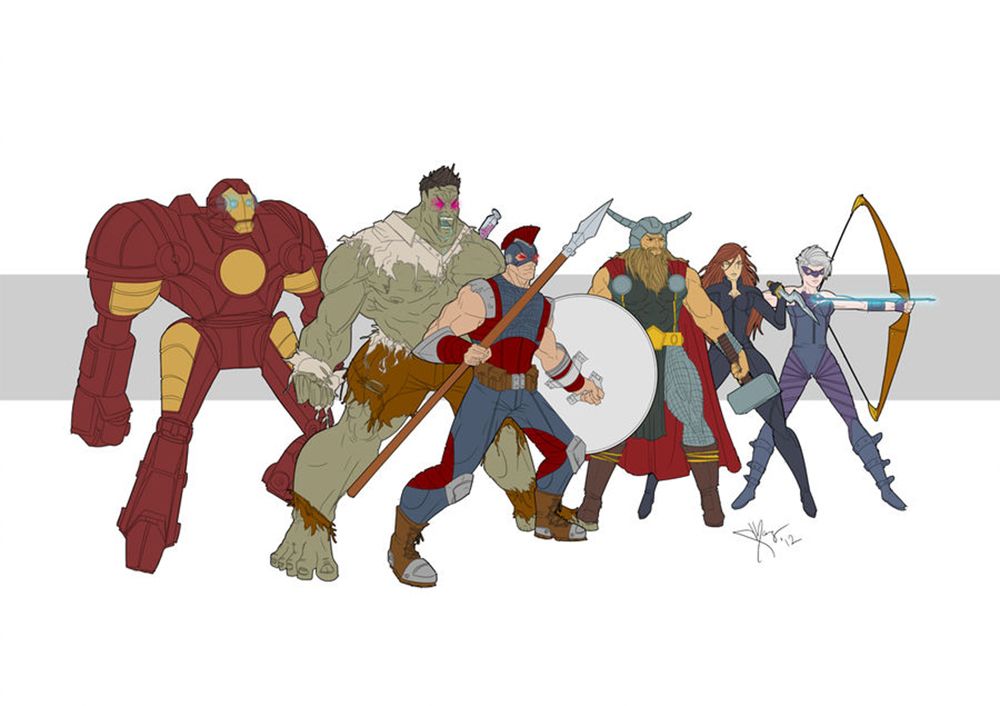 chinqchucknorris League of Legends Avengers