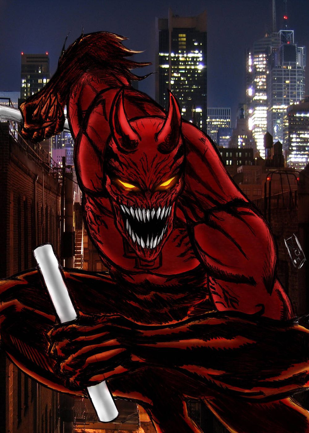 nic011 Daredevil Symbiote