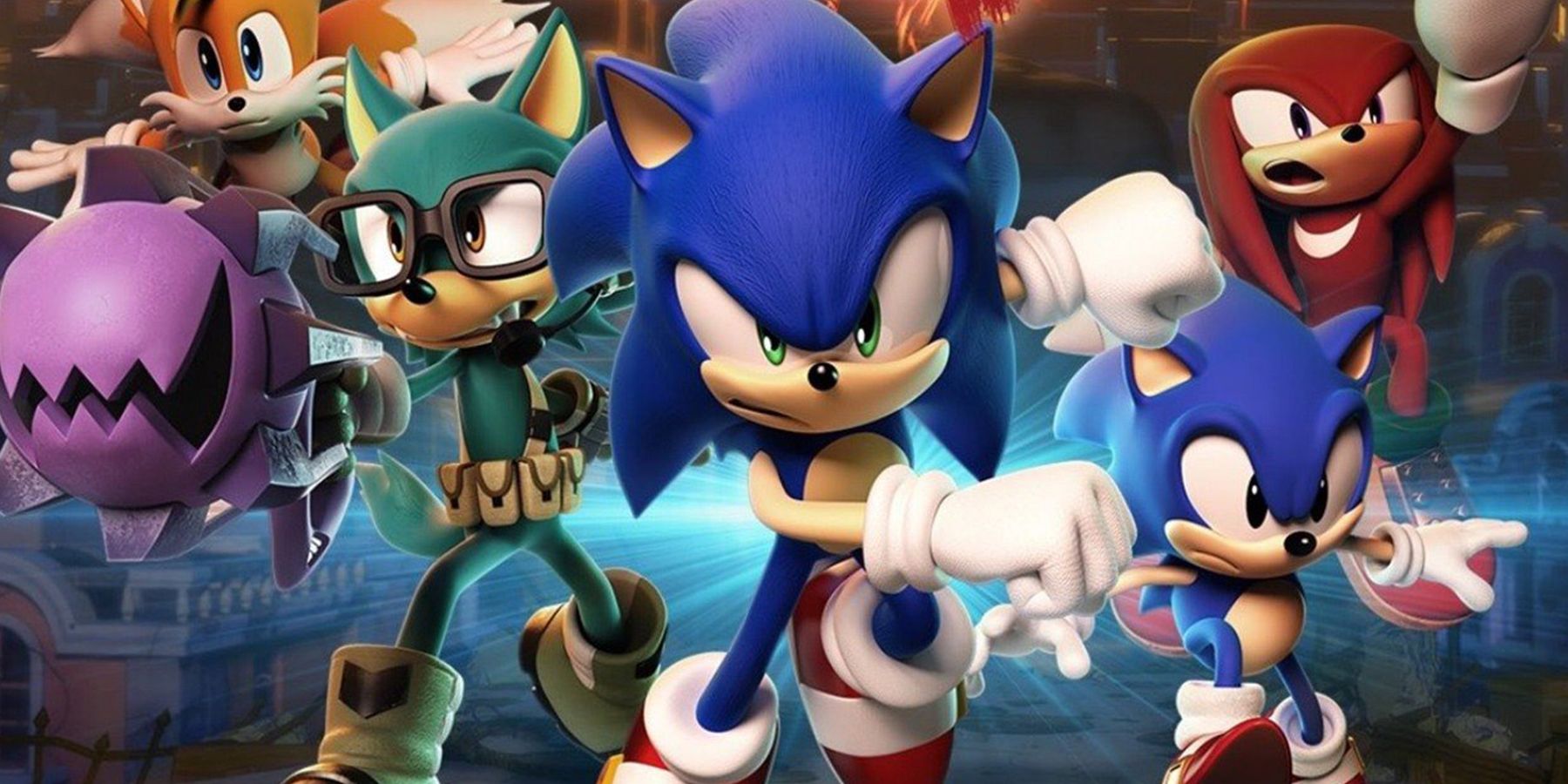 Sonic Forces Promo Art Tails, Custom Character, Sonic, Classic Sonic and Knuckles
