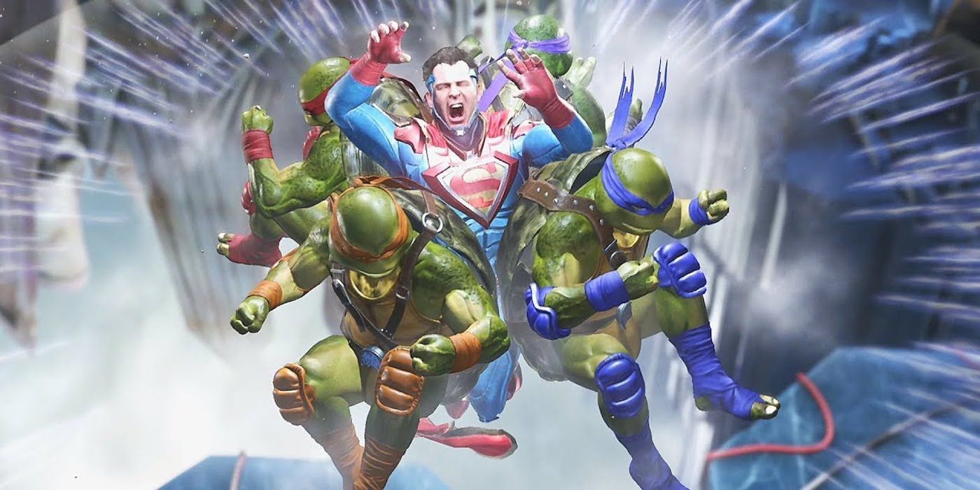 Superman vs Teenage Mutant Ninja Turtles Injustice 2