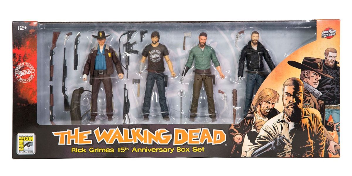The Walking Dead Rick Grimes 15th-anniversary box set