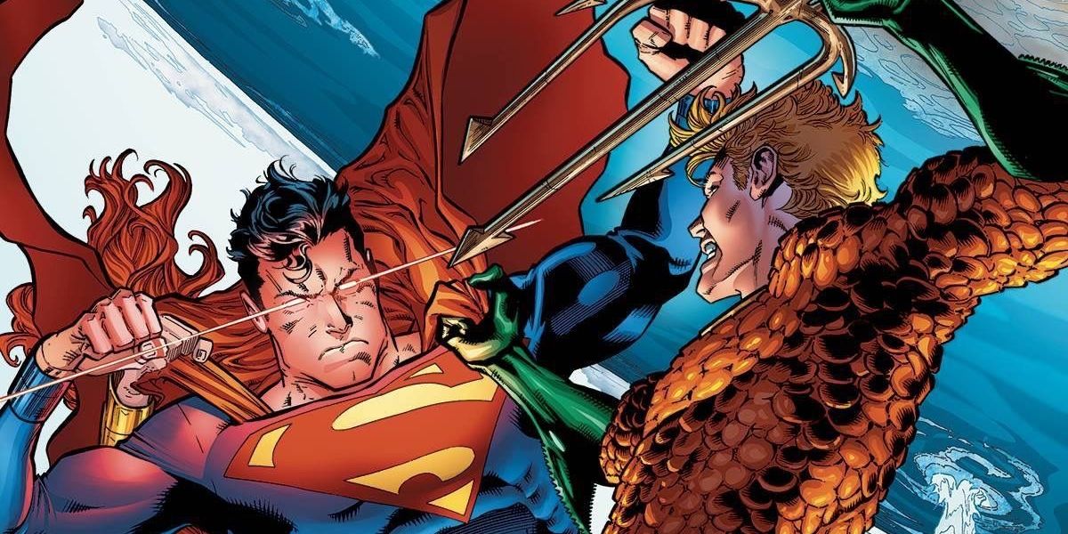 Aquaman and Mera Fight Superman in DC Rebirth