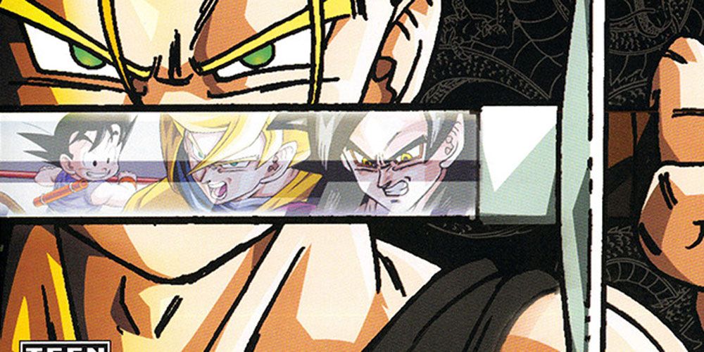 Future Trunks sword shows Goku from Dragon Ball, Z, and GT