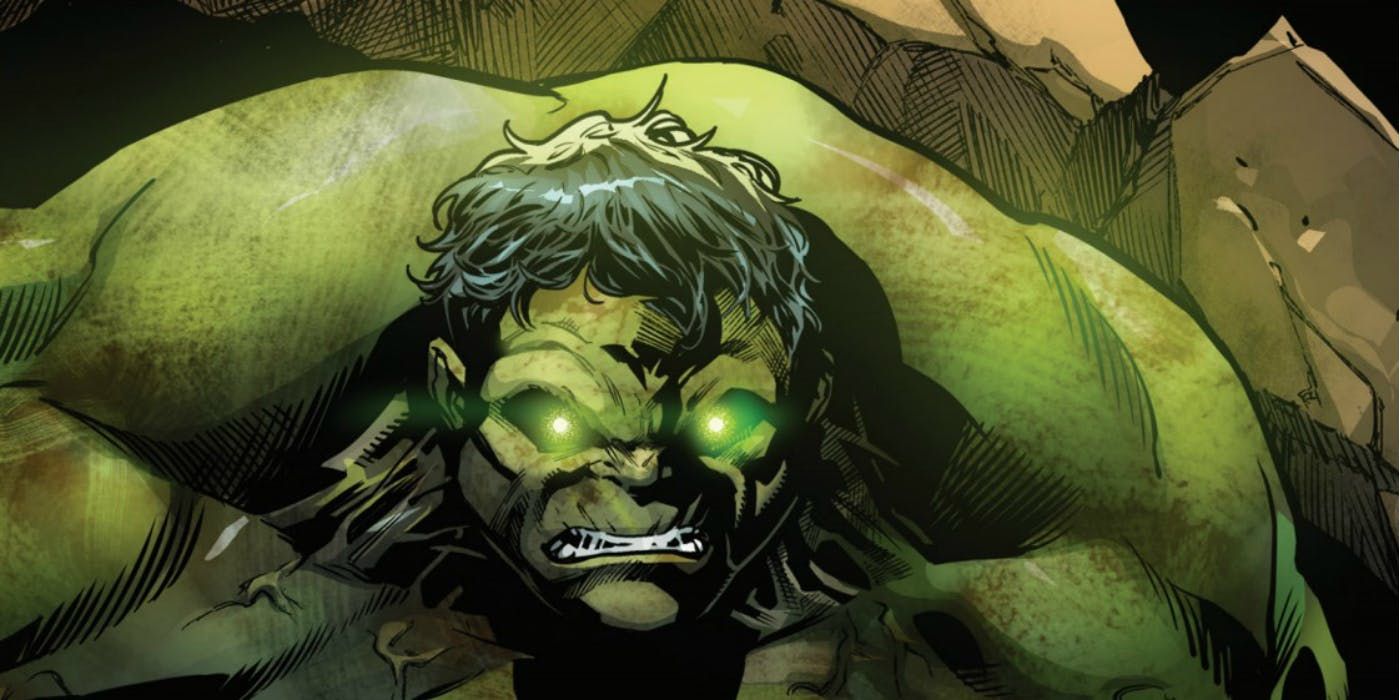 Hulk Glowing Green Eyes