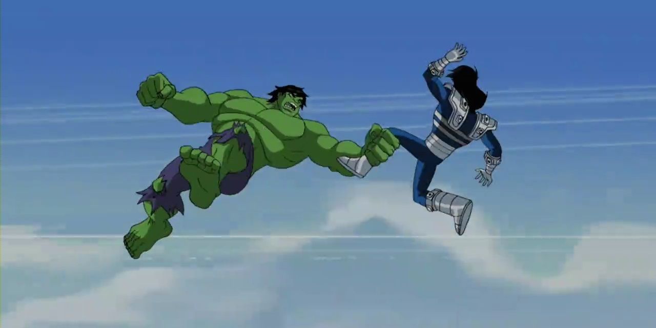 Hulk Vs Graviton in Avengers Earth's Mightiest Heroes