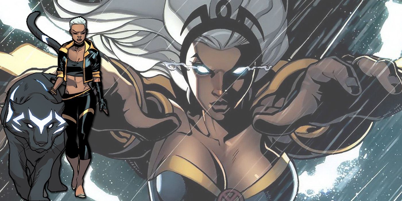Ororo Munroe aka Storm using her powers in X-Men Marvel Comics