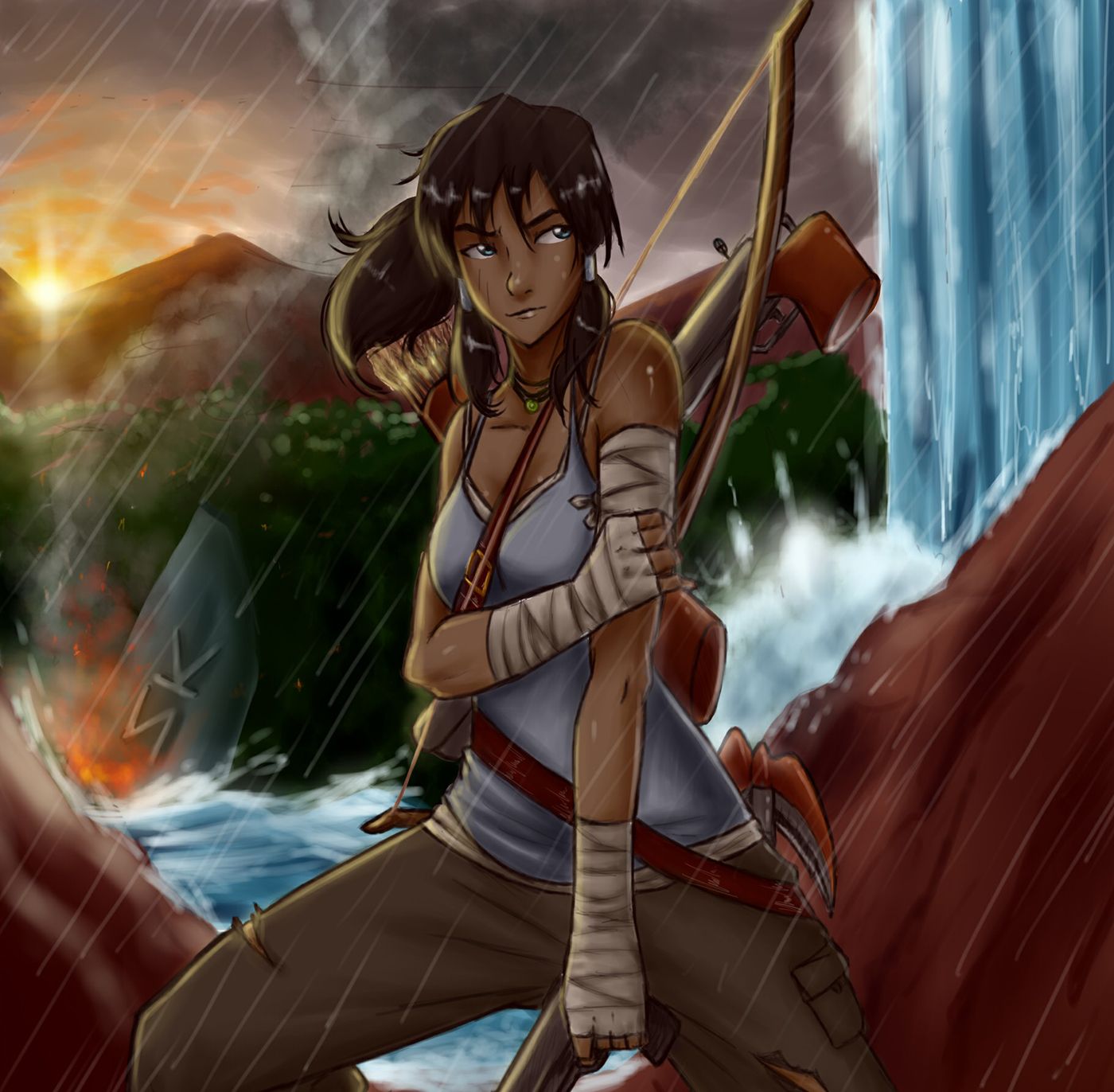 Sol Ferrari Avatar Legend of Korra Tomb Raider