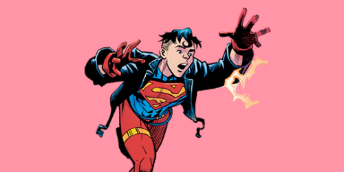 Superboy pink background