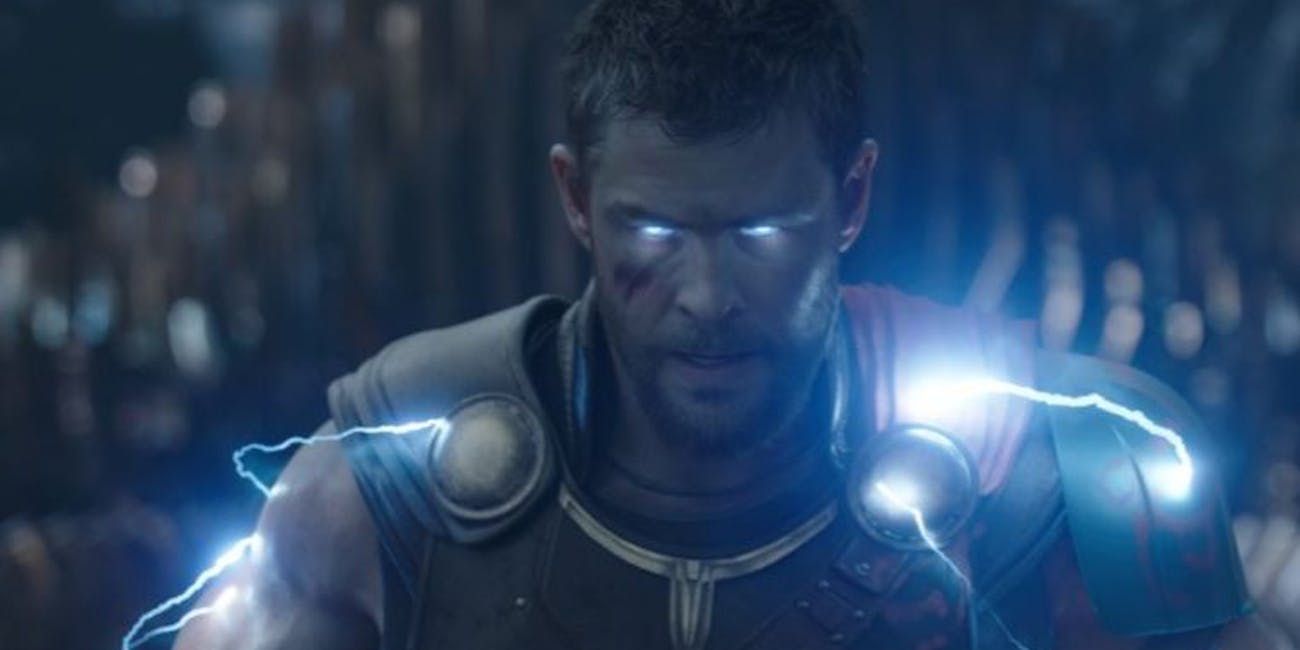 Thor in Ragnarok Glowing Eyes
