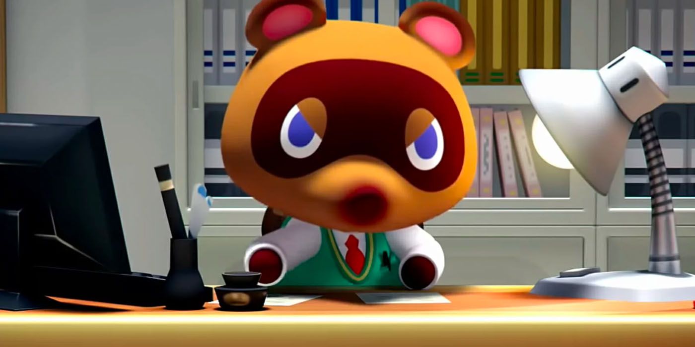 Tom Nook ready to put villagers into debt in Animal Crossing.