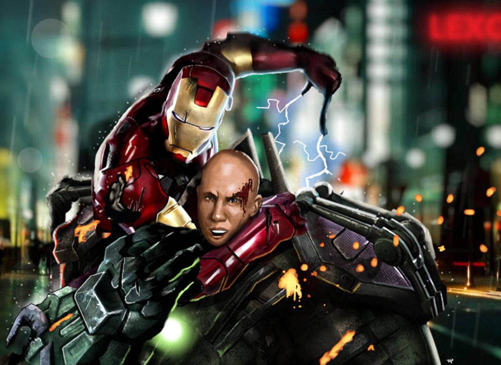 Tony Stark Lex Luthor Fanart