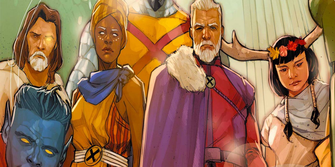 Reimagined members of the X-Men pose in Age of X-Man by Marvel Comics