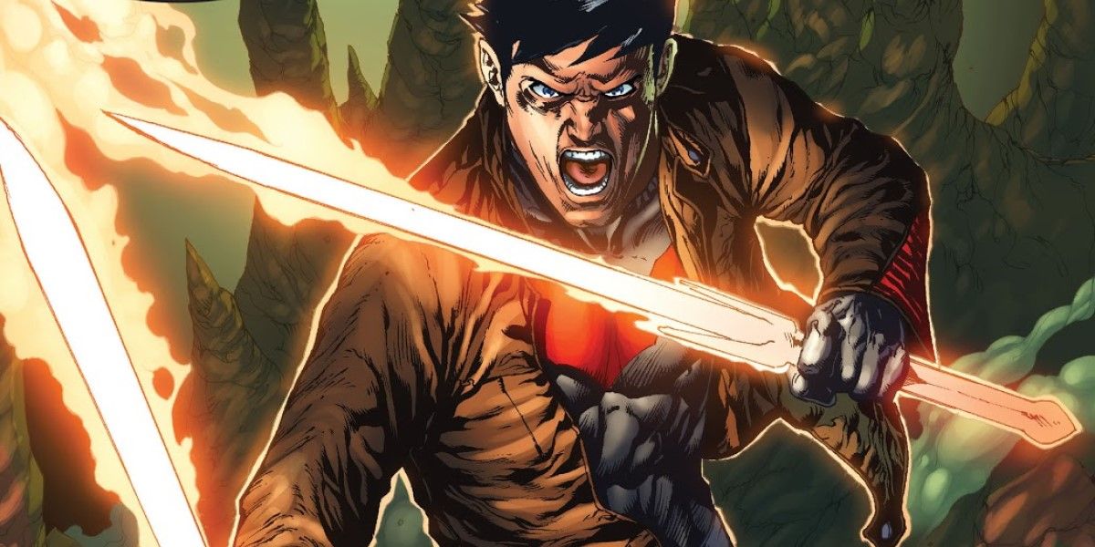 Red Hood summons the All-Blade