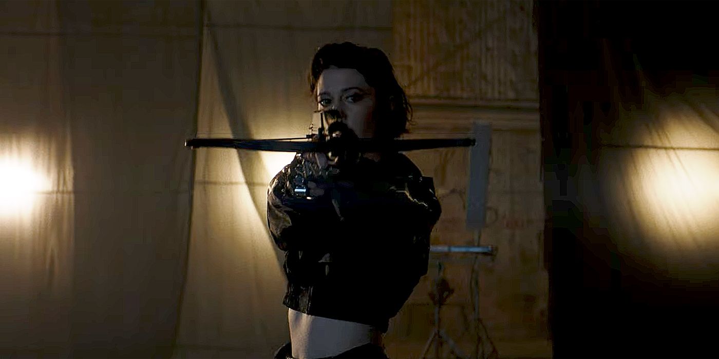 An image of Mary Elizabeth Winstead as Huntress from Birds of Prey.