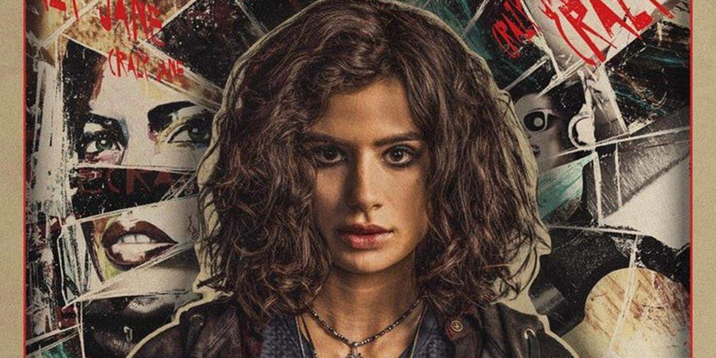 A poster of Crazy Jane from the live-action Doom Patrol series