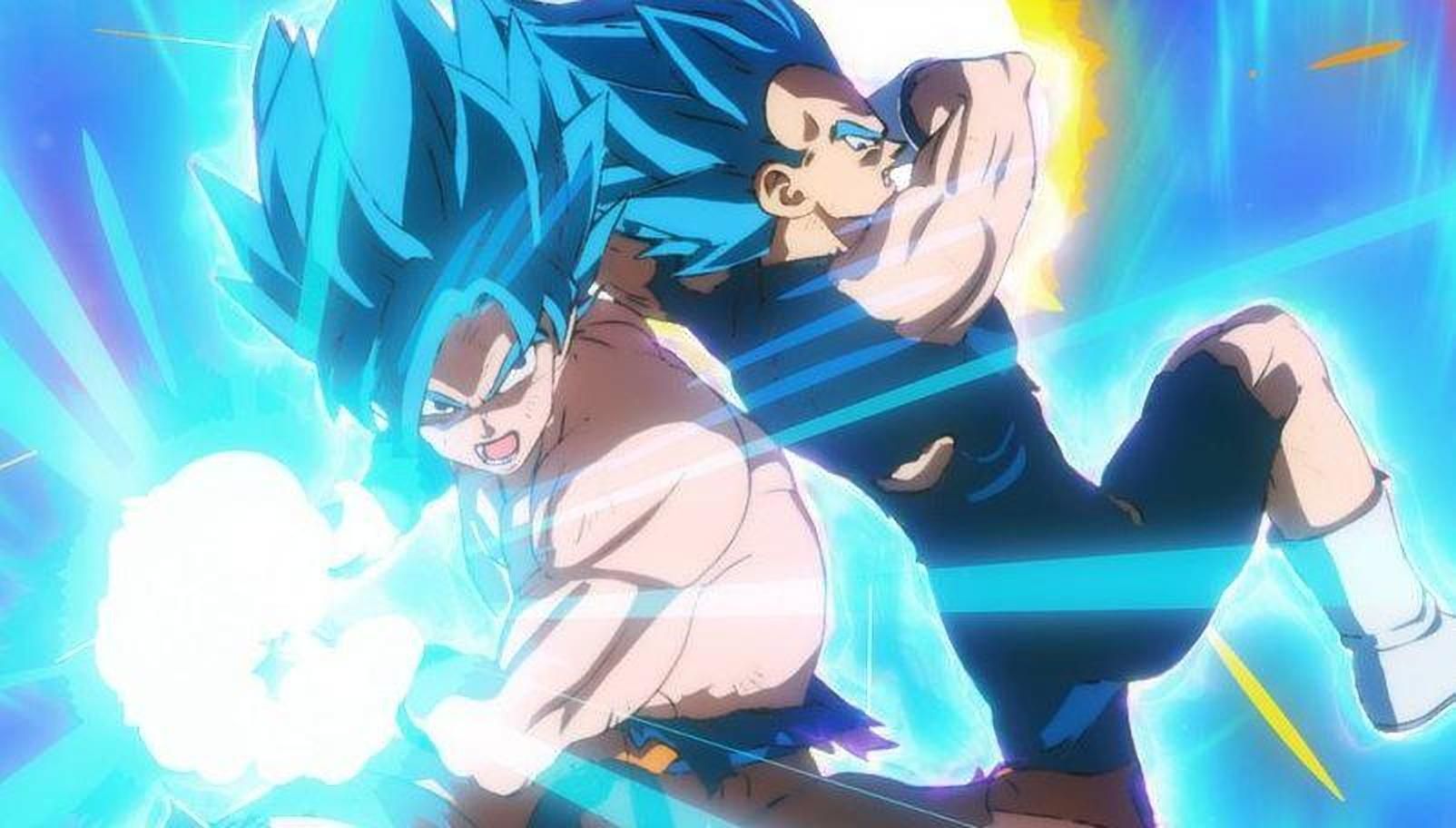 Super Saiyan Blue Goku and Vegeta in Dragon Ball Super: Broly