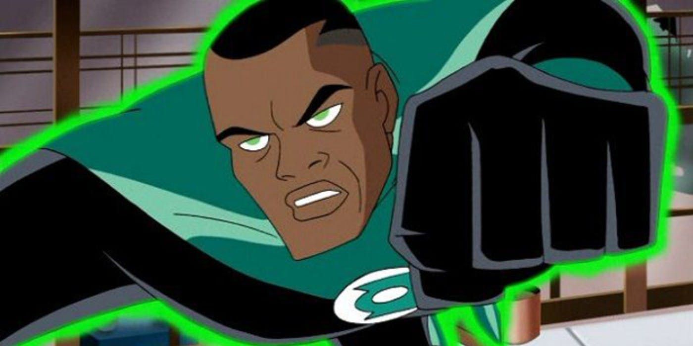 John Stewart the Green Lantern in Justice League Animated
