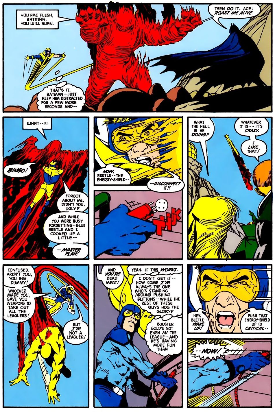 When Were Booster Gold and Blue Beetle First Called 'Blue and Gold'?