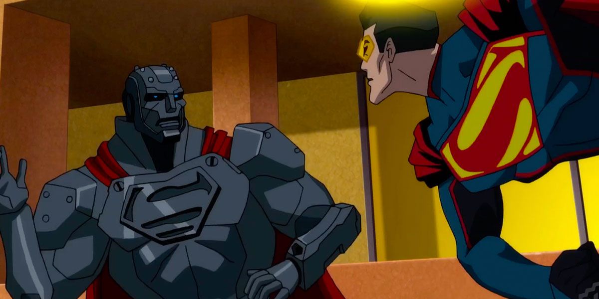 Steel vs Eradicator in Reign of the Supermen