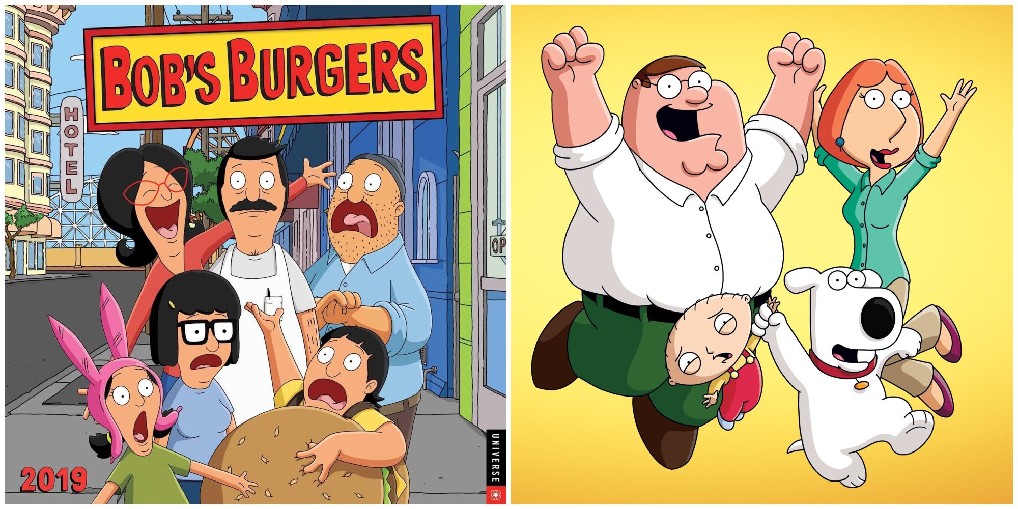 Bobs Burgers and Family Guy