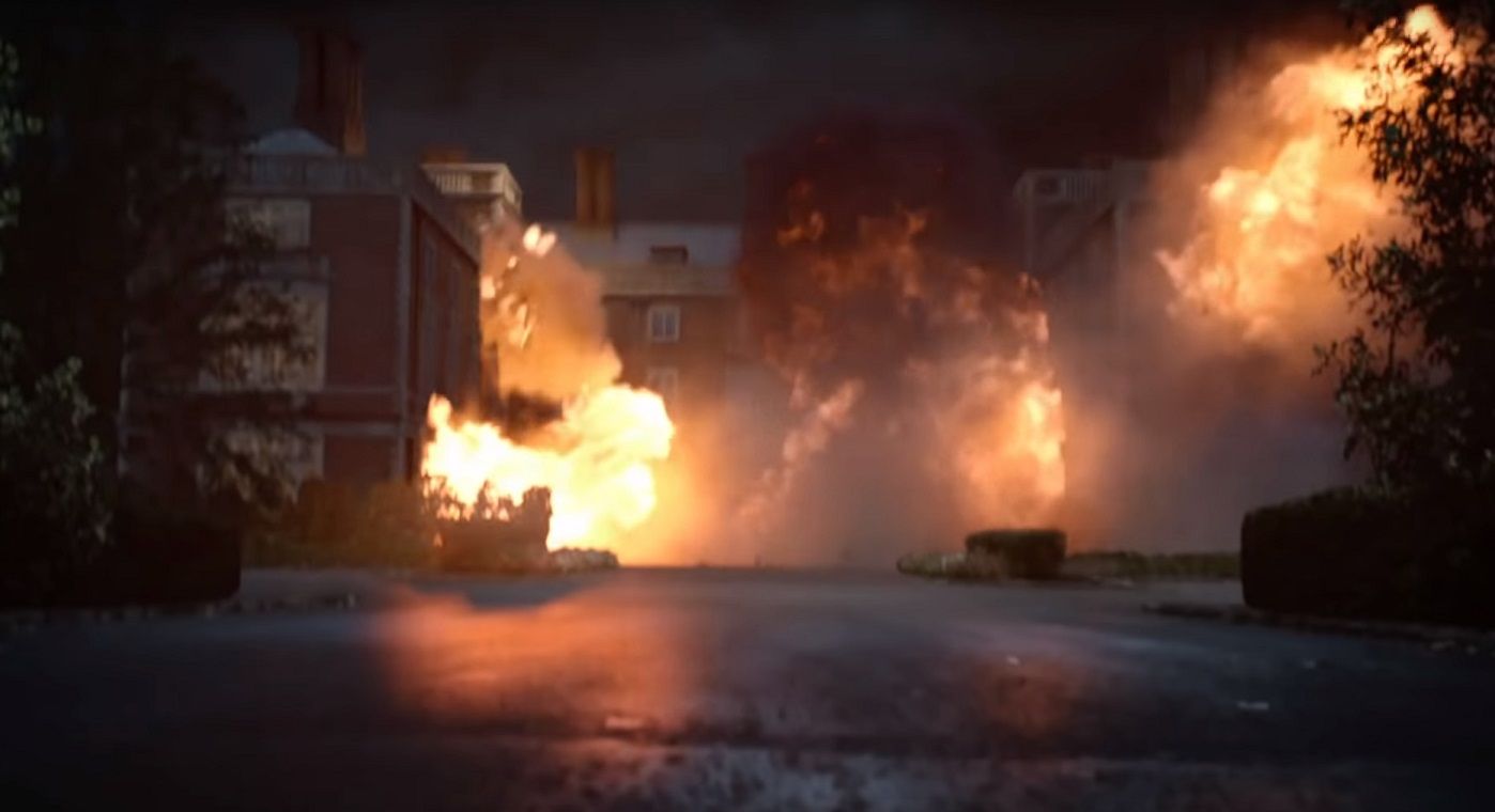 Gotham Ace Chemicals Wayne Manor destruction