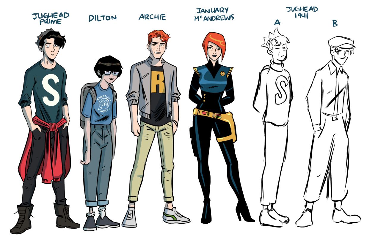 Jughead Time Police characters