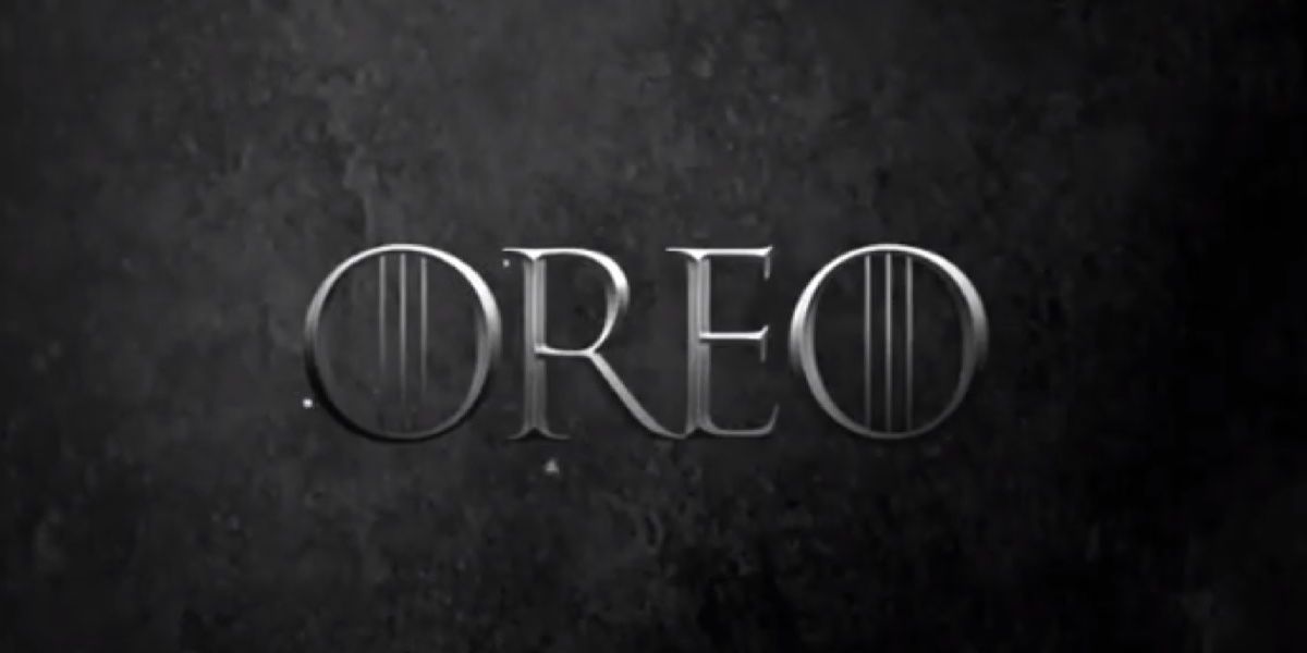 Oreo Game of Thrones
