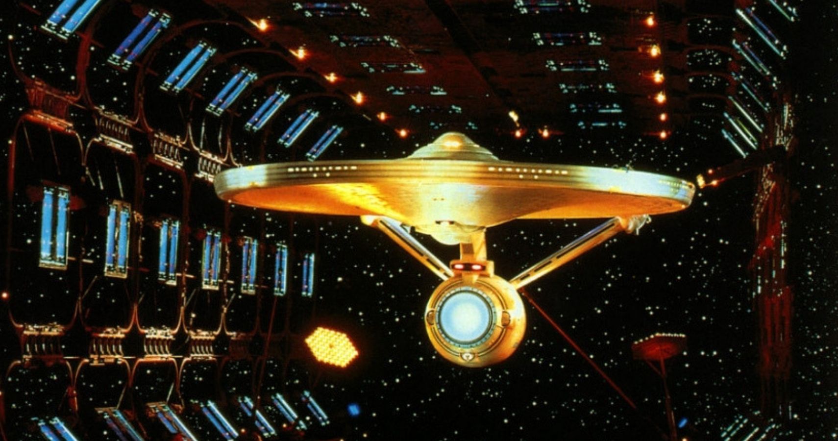 Original design for Star Trek Enterprise in Planet of the Titans