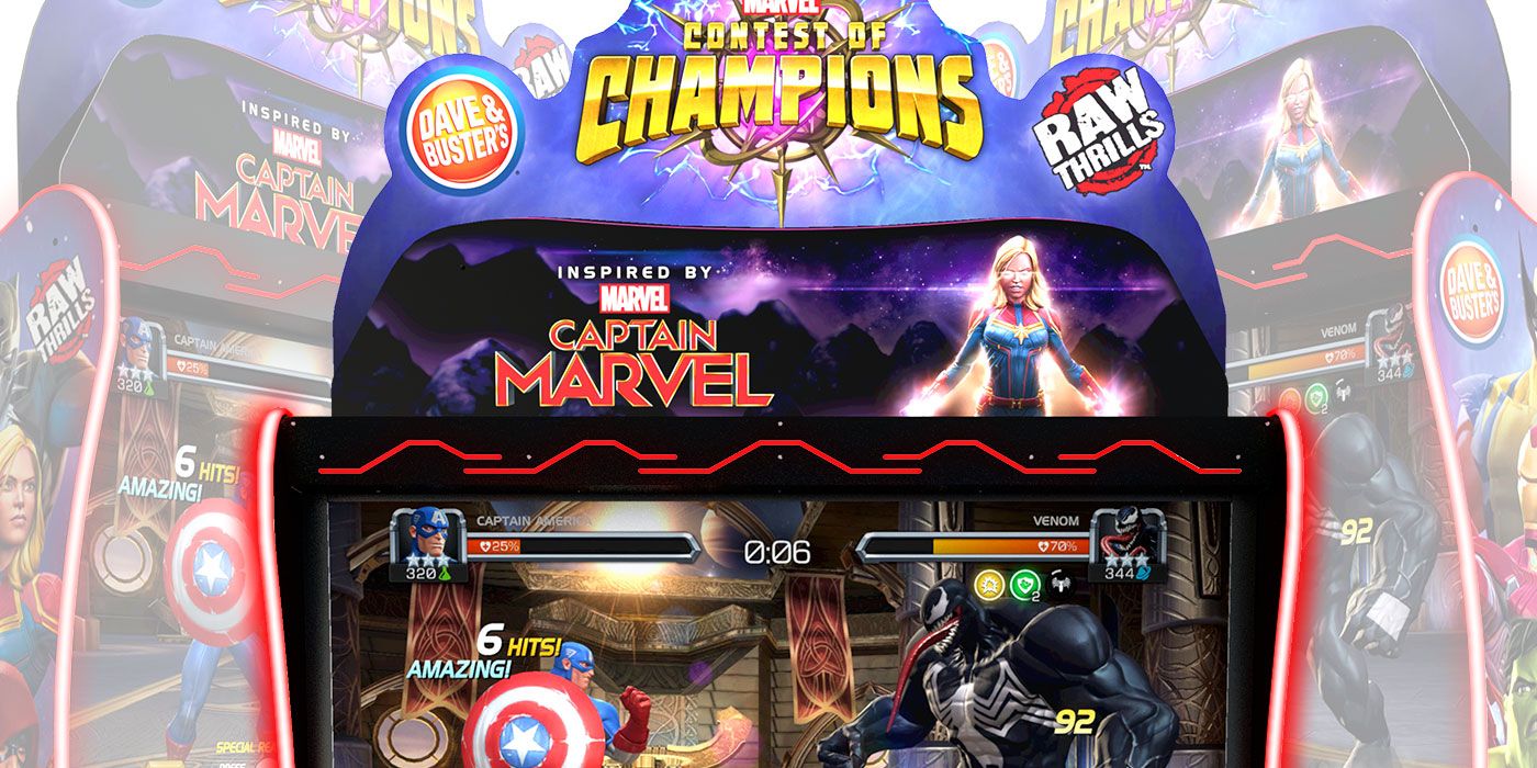 Arcade Heroes Dave & Busters Officially Unveils Marvel: Contest Of