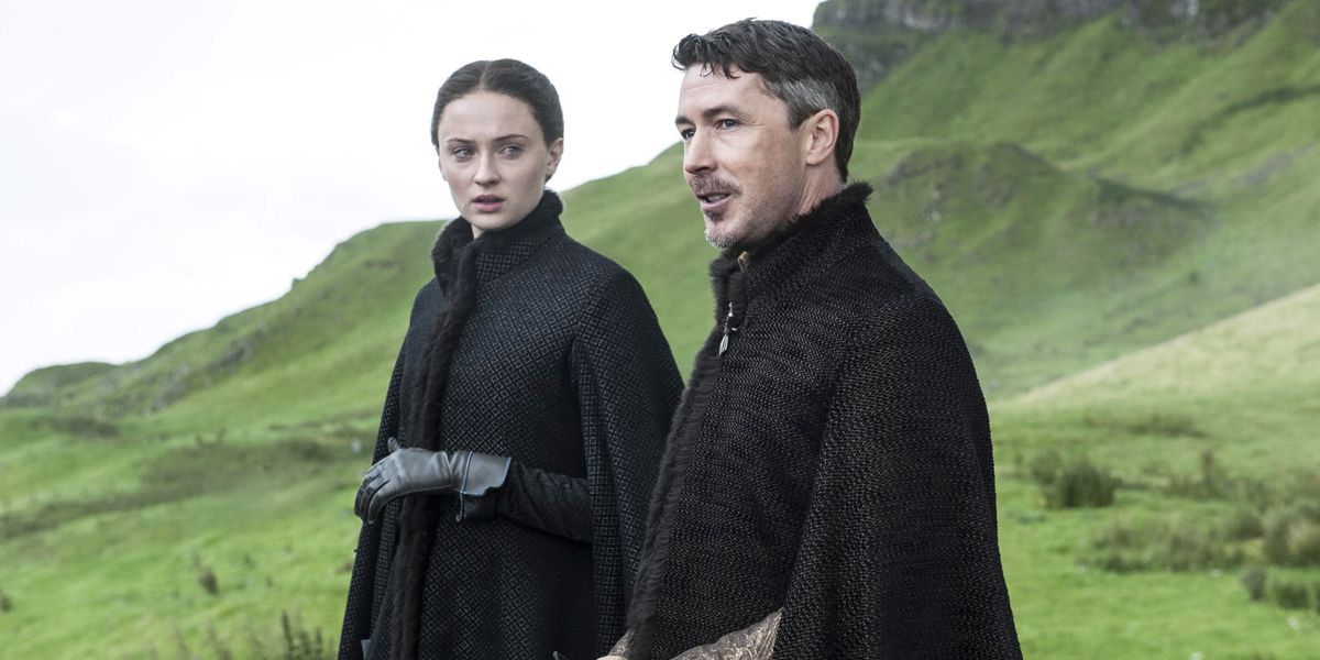 Game of Thrones Littlefinger and Sansa in the Vale