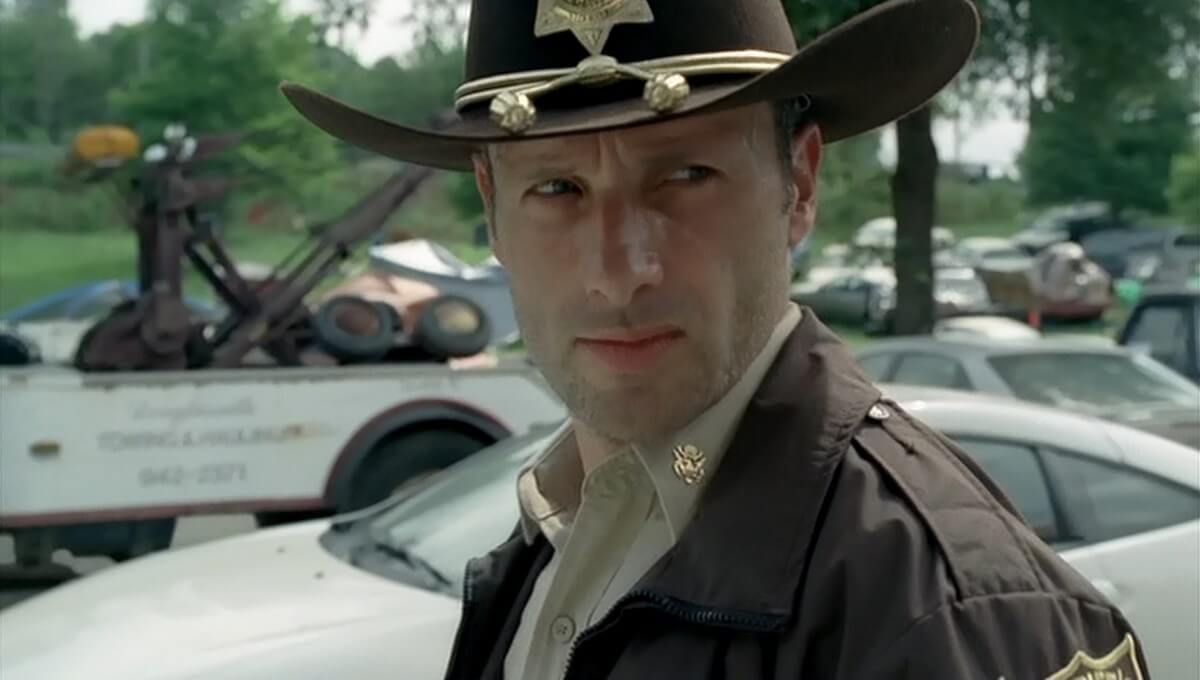 Rick Grimes in The Walking Dead.
